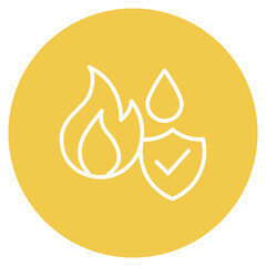 Wildfire Prevention icon vector image. Can be used for Global Warming.