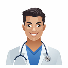Fototapeta premium medical doctor with stethoscope