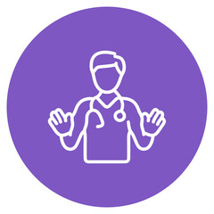 Disaster Medical Team icon vector image. Can be used for Public Services.