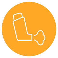 Inhalants icon vector image. Can be used for Addiction.