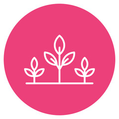 Green Plants icon vector image. Can be used for Coworking Space.