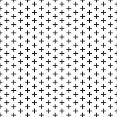 Geometric Plus Seamless Pattern Texture with Repeating Cross Grid.