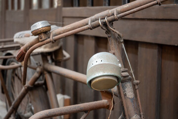 日本の岡山県倉敷市の白壁の美しいレトロな町並み