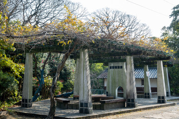 日本の岡山県倉敷市の白壁の美しいレトロな町並み