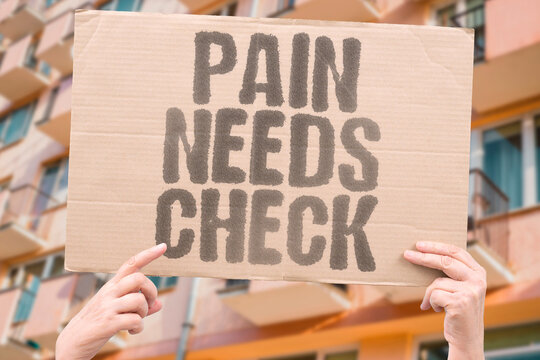 "Pain Needs Check" Persistent pain, swelling, or fever should prompt medical review. PAIN. SWELLING. FEVER. CLINIC. REVIEW.