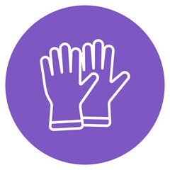 Obraz premium Gloves icon vector image. Can be used for Laundry.