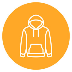 Hoodie icon vector image. Can be used for Laundry.