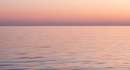 Fototapeta premium Blurry sunset over water