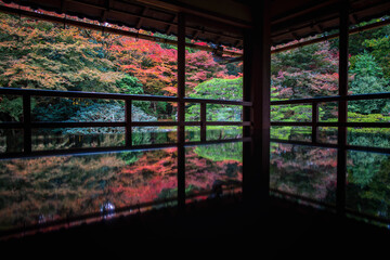 Fototapeta premium The scenery of the former Chikurin-in Temple in Shiga Prefecture, Japan