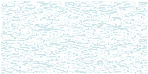Abstract light blue wave pattern creating a seamless ocean or water texture