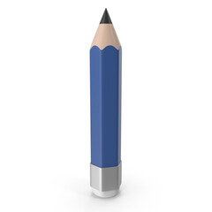Blue Pencil With Simple Modern Design