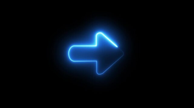 modern motion moving arrow loading, pointer process progress screen..