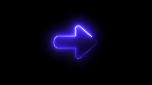 modern motion moving arrow loading, pointer process progress screen..