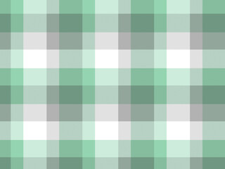 ギンガムチェック＿グリーンとグレーのポップな背景素材