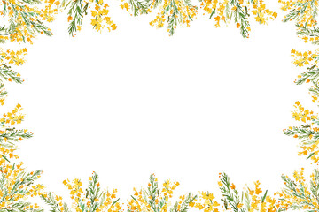 ミモザのフレーム