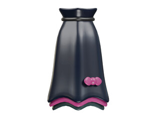 long skirt icon 3d illustration render