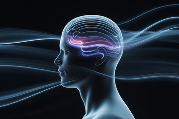 x ray image of human head