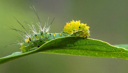 caterpillar on a leaf