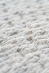 白い布のテクスチャ背景（柔らかな織り目・クローズアップ）