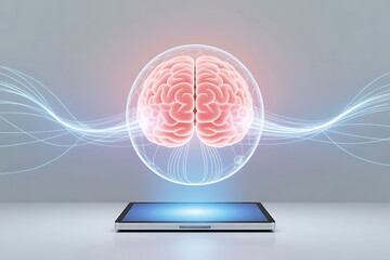human brain and computer