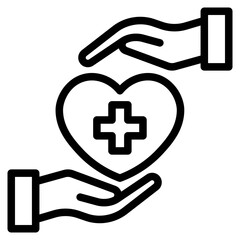 Obraz premium Healthy, society, protection, service, emergency, doctor, treatment, medical, report, diagnosis, health, prevention, icon vector illustration