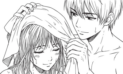 14th February Valentine's Day Love Concept Vector Art for Lovers