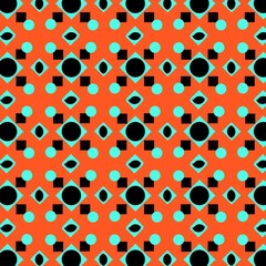 Seamless pattern with circles.