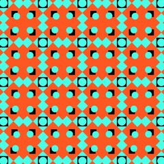 Seamless pattern with circles.