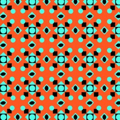 Seamless pattern with circles.