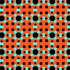 Seamless pattern with circles.