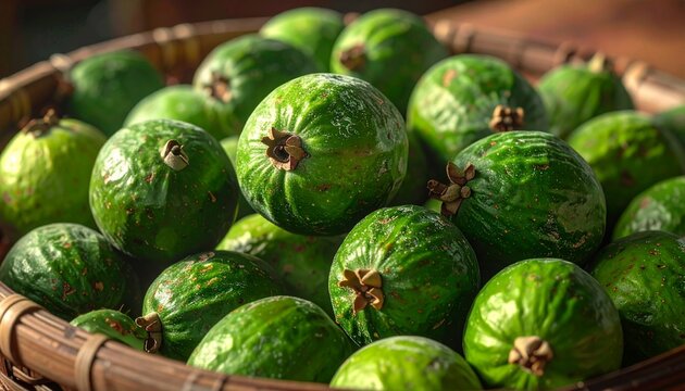 A whole feijoa
