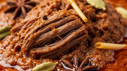 Rich and Savory Beef Rendang Slow Cooked to Perfection.