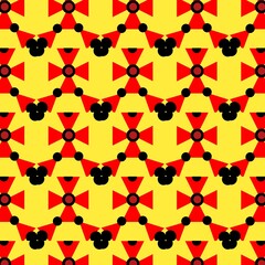 Seamless pattern with colorful