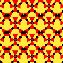 Seamless pattern with colorful