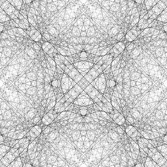 seamless op art creative geometric pattern, ornament, modern linear background, fashion, print, original vector decoration