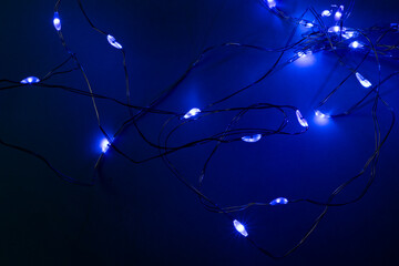 Christmas lights background