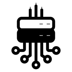big data storage icon