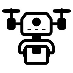 drone delivery service icon