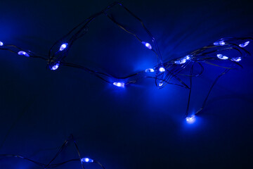 Christmas lights background