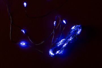 Christmas lights background