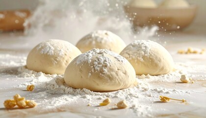 Fototapeta premium dough for baking