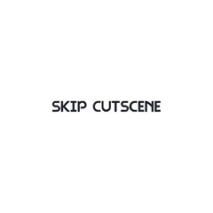 Fototapeta premium Gaming Interface: Skip Cutscene Prompt