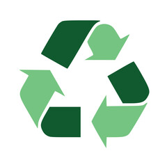 Obraz premium Recycle Symbol of Environmental Conservation: The universal recycle symbol. Illustrating the concept of recycling and environmental awareness.