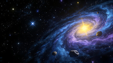 Fototapeta premium Spiral Galaxy Core