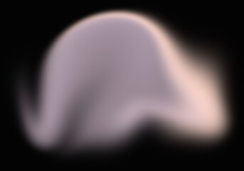 Abstract Fluid Pastel Gradient Swirl on Black Background Wallpaper