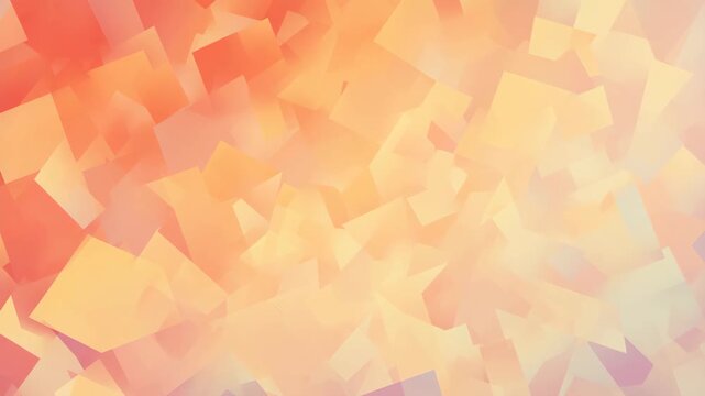 abstract vector background with triangles, orange