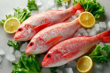 An abstract close-up view of stunning fish scales showcasing rich colors and intricate patterns, highlighting the beauty of marine life and textures found in nature.