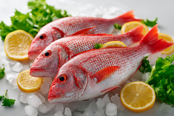 An abstract close-up view of stunning fish scales showcasing rich colors and intricate patterns, highlighting the beauty of marine life and textures found in nature.
