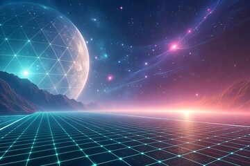 planet earth in space background