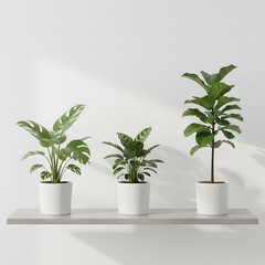 Three iconic tropical plants for modern interior design